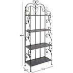 Scaffale a 4 ripiani Tyrique - Interno/Esterno - PAT5033 - Safavieh