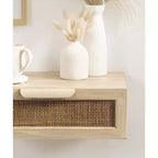Tavolino sospeso in rattan Kate and Laurel Ori