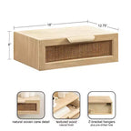 Tavolino sospeso in rattan Kate and Laurel Ori