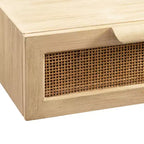 Tavolino sospeso in rattan Kate and Laurel Ori