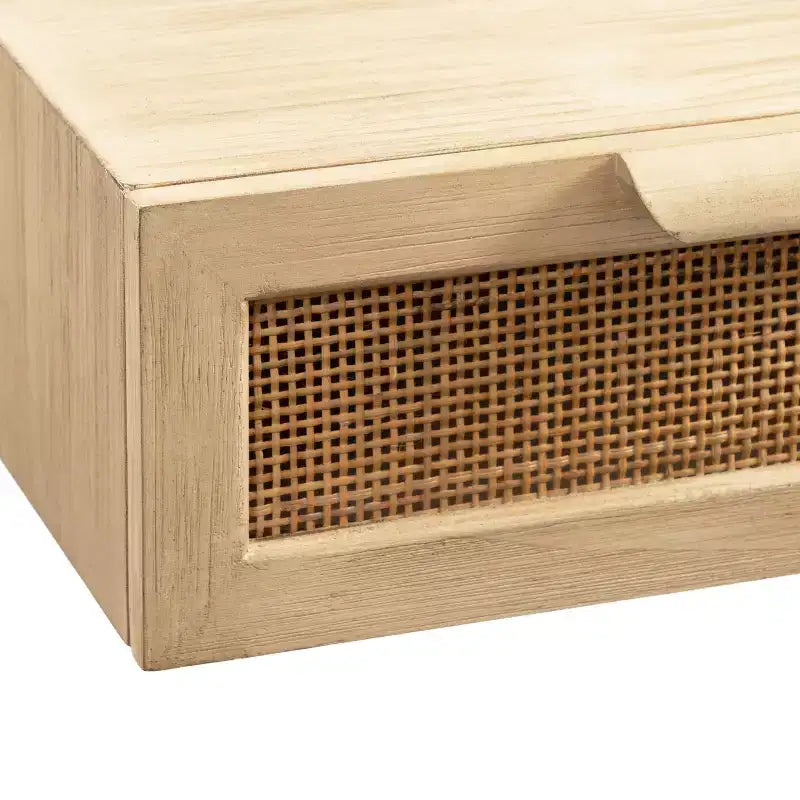 Tavolino sospeso in rattan Kate and Laurel Ori