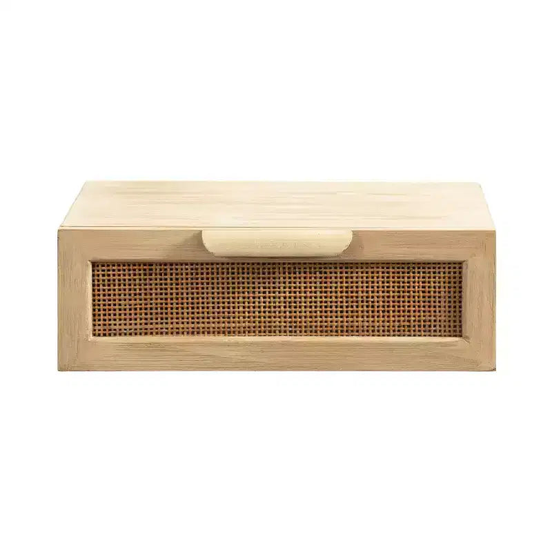 Tavolino sospeso in rattan Kate and Laurel Ori