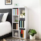 VASAGLE Libreria, Scaffale con 7 Scomparti, Scaffali Indipendenti e Organizzatore a Cubi, Bianco