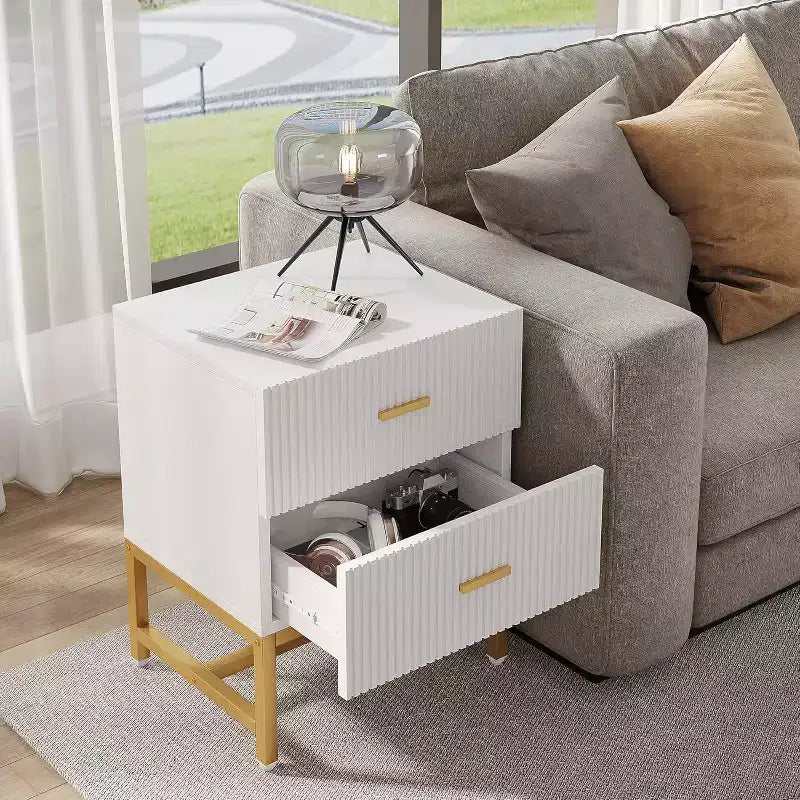 Lantine 2 comodini con cassetti