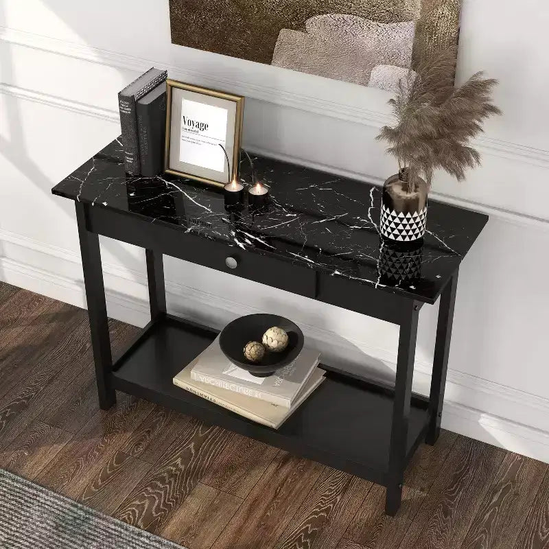 Set tavolino da salotto Minsay Transitional 4 pezzi con ripiano in finto marmo - HOMES: Inside + Out