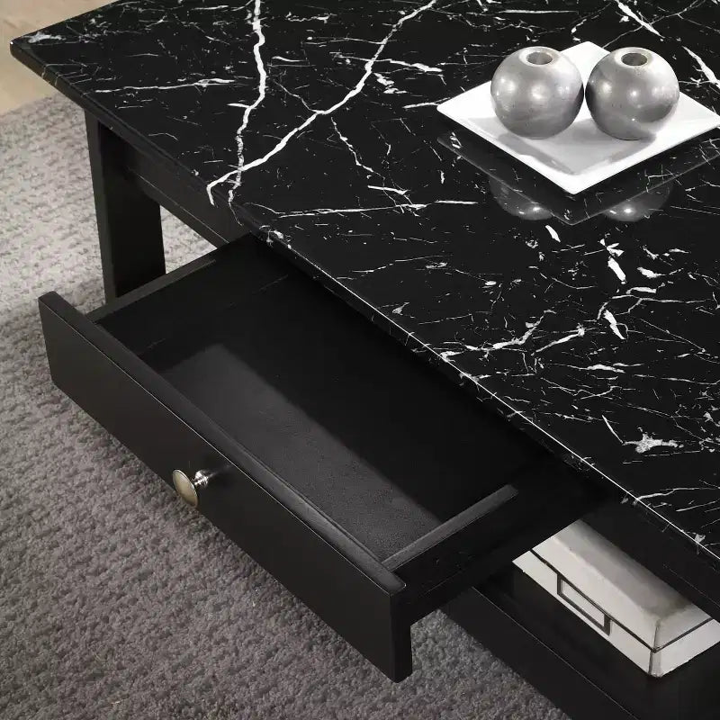Set tavolino da salotto Minsay Transitional 4 pezzi con ripiano in finto marmo - HOMES: Inside + Out