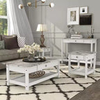 Set tavolino da salotto Minsay Transitional 4 pezzi con ripiano in finto marmo - HOMES: Inside + Out