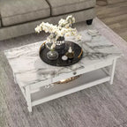Set tavolino da salotto Minsay Transitional 4 pezzi con ripiano in finto marmo - HOMES: Inside + Out