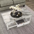 Set tavolino da salotto Minsay Transitional 4 pezzi con ripiano in finto marmo - HOMES: Inside + Out