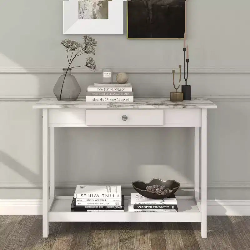 Set tavolino da salotto Minsay Transitional 4 pezzi con ripiano in finto marmo - HOMES: Inside + Out