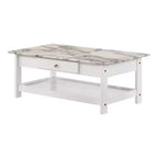 Set tavolino da salotto Minsay Transitional 4 pezzi con ripiano in finto marmo - HOMES: Inside + Out