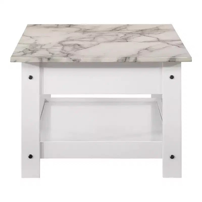 Set tavolino da salotto Minsay Transitional 4 pezzi con ripiano in finto marmo - HOMES: Inside + Out