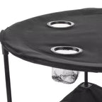 Tavolo Pieghevole da Campeggio Wakeman Outdoors, Nero