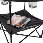 Tavolo Pieghevole da Campeggio Wakeman Outdoors, Nero