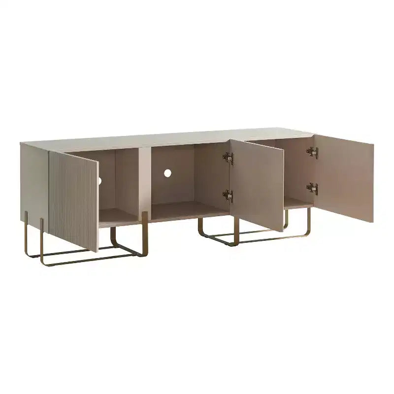 24/7 Shop At Home Mobile TV Forast Moderno a 3 Ante Contenitore per TV fino a 65 pollici