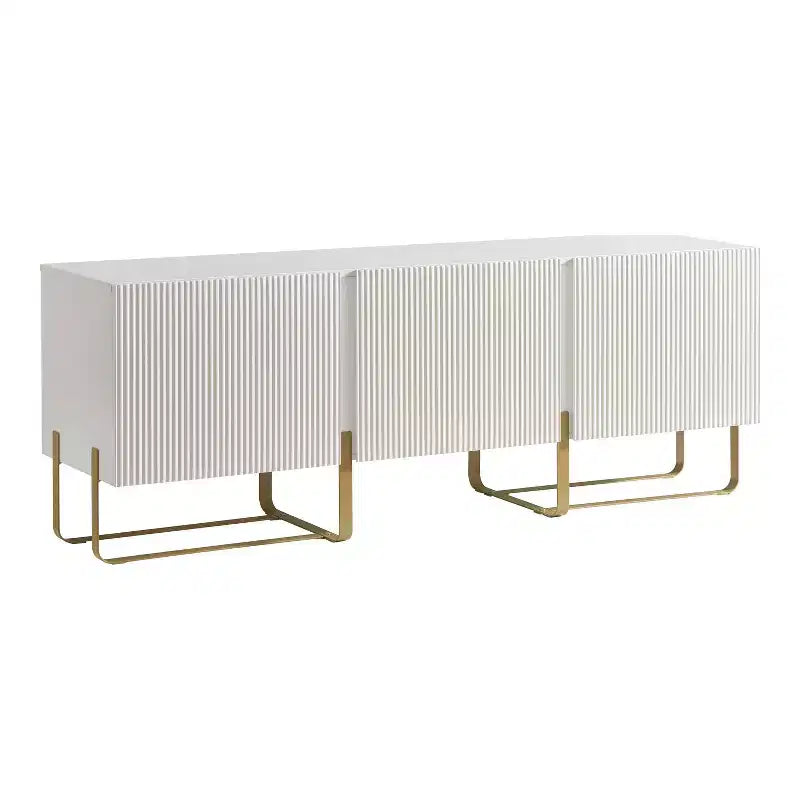 24/7 Shop At Home Mobile TV Forast Moderno a 3 Ante Contenitore per TV fino a 65 pollici