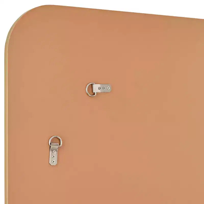 Noble Park Devonshire Specchio da Parete Rettangolare con Bordo Smussato, con Cornice Dorata, 71 cm di Larghezza, per Bagno, Camera da Letto, Soggiorno