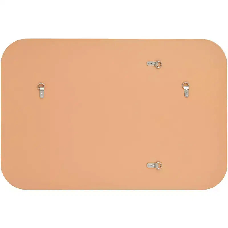 Noble Park Devonshire Specchio da Parete Rettangolare con Bordo Smussato, con Cornice Dorata, 71 cm di Larghezza, per Bagno, Camera da Letto, Soggiorno