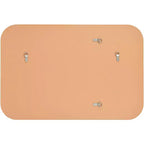 Noble Park Devonshire Specchio da Parete Rettangolare con Bordo Smussato, con Cornice Dorata, 71 cm di Larghezza, per Bagno, Camera da Letto, Soggiorno