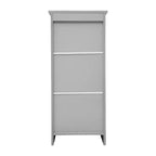 Flash Furniture Vega Mobiletto per bagno organizer con chiusura magnetica, ripiano interno regolabile e ripiano superiore aperto