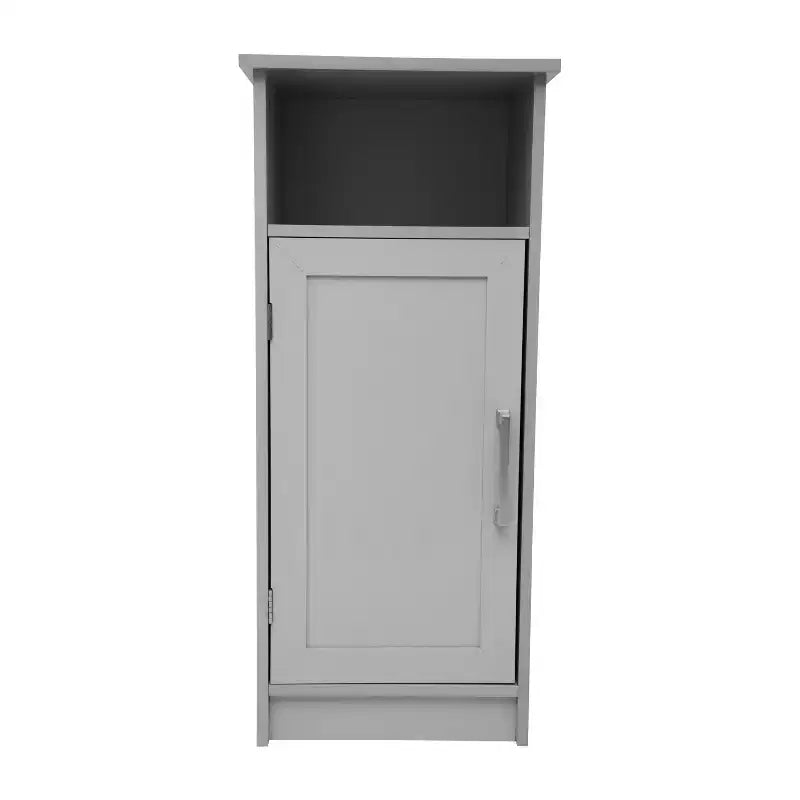 Flash Furniture Vega Mobiletto per bagno organizer con chiusura magnetica, ripiano interno regolabile e ripiano superiore aperto