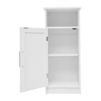 Flash Furniture Vega Mobiletto per bagno organizer con chiusura magnetica, ripiano interno regolabile e ripiano superiore aperto