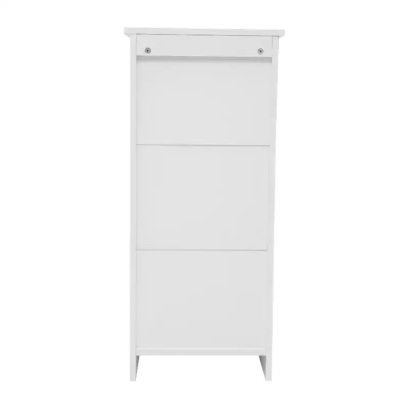 Flash Furniture Vega Mobiletto per bagno organizer con chiusura magnetica, ripiano interno regolabile e ripiano superiore aperto