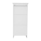 Flash Furniture Vega Mobiletto per bagno organizer con chiusura magnetica, ripiano interno regolabile e ripiano superiore aperto