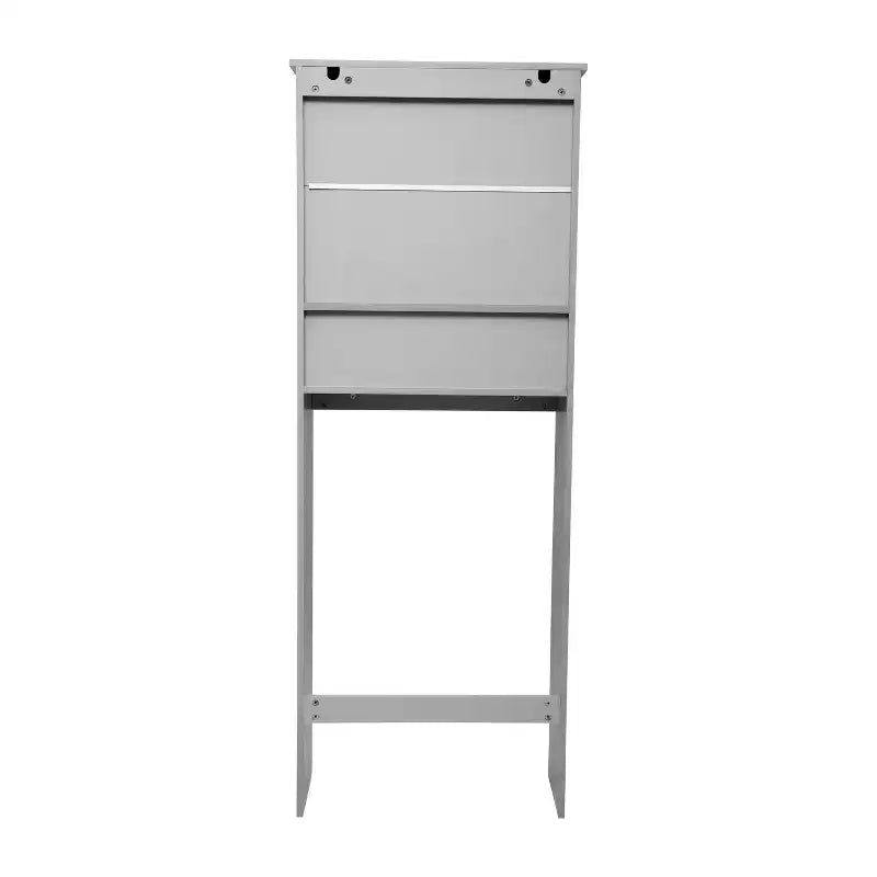 Merrick Lane Organizzatore da bagno sopra il WC con mensole e ante con chiusura magnetica