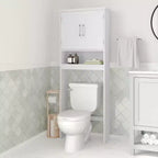 Merrick Lane Organizzatore da bagno sopra il WC con mensole e ante con chiusura magnetica