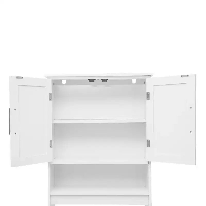 Merrick Lane Organizzatore da bagno sopra il WC con mensole e ante con chiusura magnetica