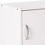 Mobiletto multiuso Hodedah a 3 ante in legno composito resistente, per cucina, ufficio, camera dei bambini e altre soluzioni di organizzazione domestica