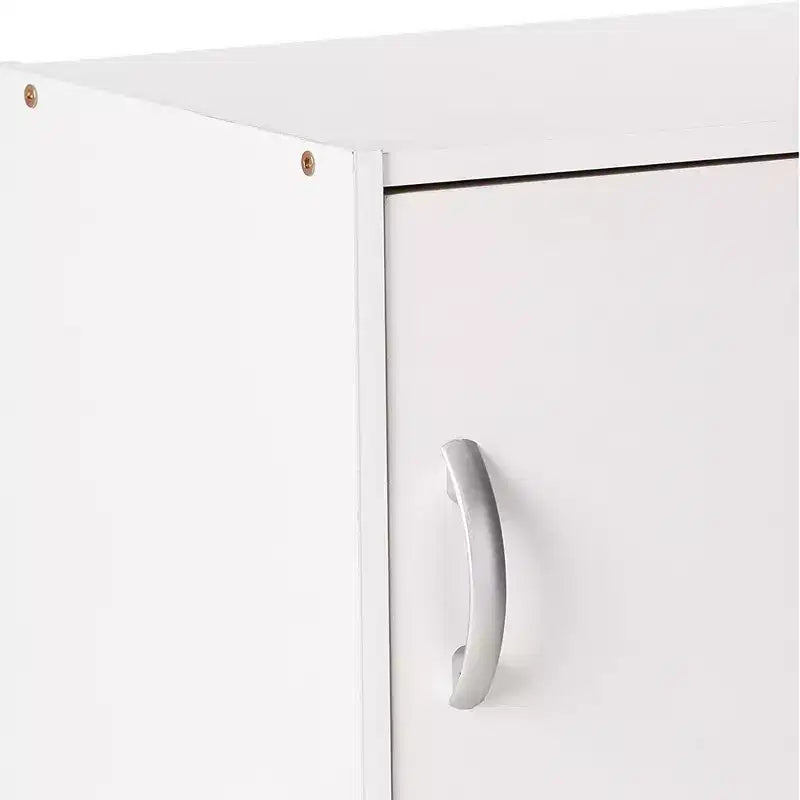 Mobiletto multiuso Hodedah a 3 ante in legno composito resistente, per cucina, ufficio, camera dei bambini e altre soluzioni di organizzazione domestica