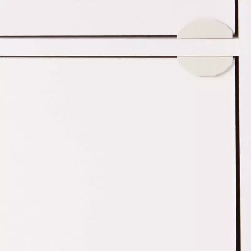 Mobiletto multiuso Hodedah a 3 ante in legno composito resistente, per cucina, ufficio, camera dei bambini e altre soluzioni di organizzazione domestica
