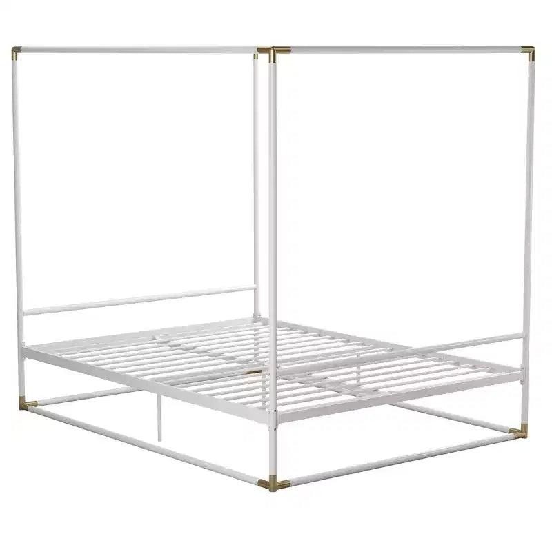 Letto a baldacchino in metallo Celeste di CosmoLiving by Cosmopolitan