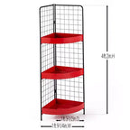 Scaffali angolari a 3 ripiani in metallo The Lakeside Collection