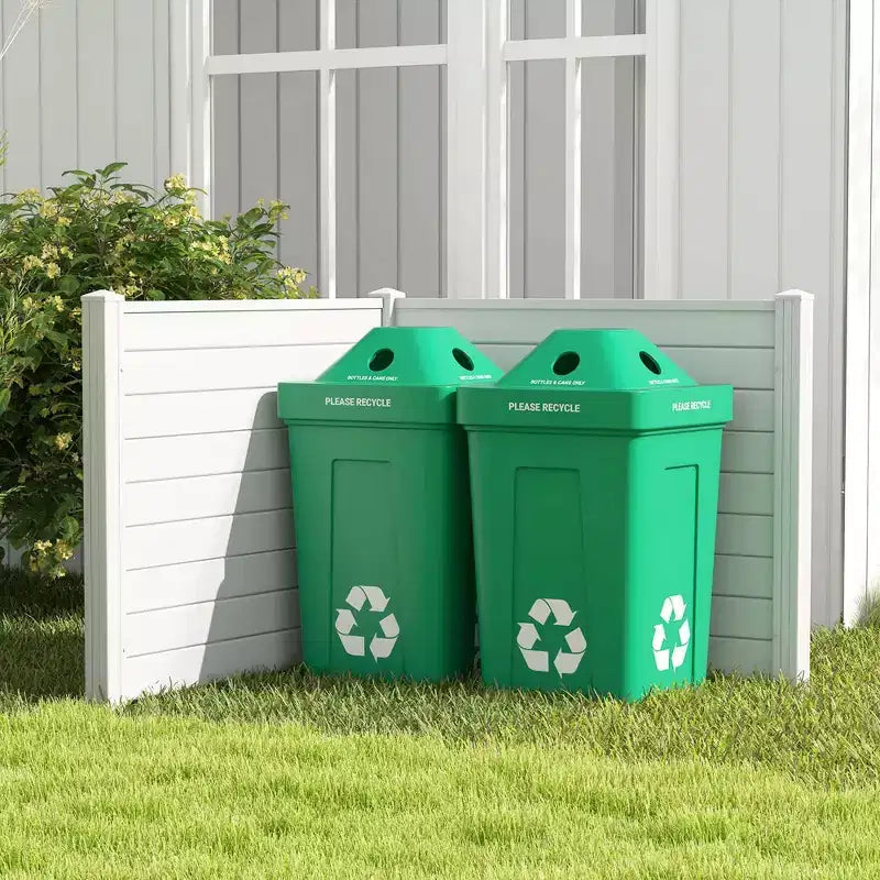Costway 48L x 37.5H Recinzione per Condizionatore con 3 Picchetti a Terra Nero/Bianco