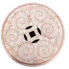 JONATHAN Y Double Happiness Sgabello da giardino/tavolino in ceramica Chinoiserie 18