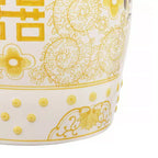 JONATHAN Y Double Happiness Sgabello da giardino/tavolino in ceramica Chinoiserie 18
