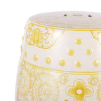 JONATHAN Y Double Happiness Sgabello da giardino/tavolino in ceramica Chinoiserie 18