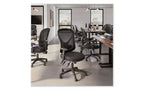 Alera Alera Aeson Series Sedia direzionale multifunzione, supporta fino a 125 kg, altezza seduta da 38 a 47,8 cm, sedile/schienale nero, base nera