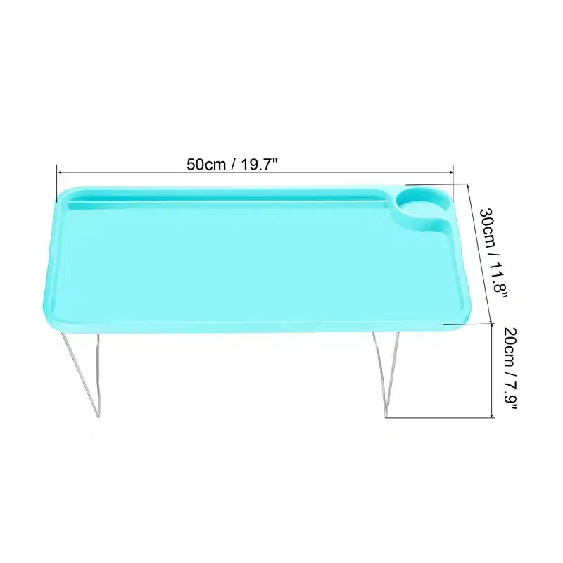Tavolino da letto pieghevole multifunzionale con gambe pieghevoli Unique Bargains