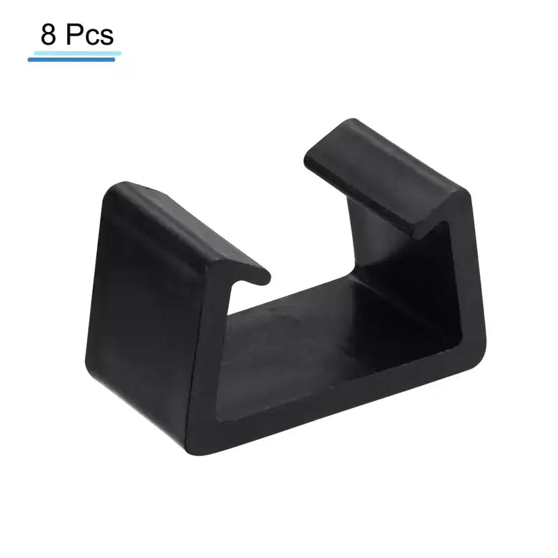 Unique Bargains Divano da Esterno per Patio, Connettori Fissi per Sedia, Clip per Mobili Neri