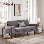 VASAGLE Set di 2 Tavolini Laterali, Comodino Piccolo, per Soggiorno, Camera da Leto, Ufficio, Bagno