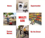 dbest products Cruiser Cart Carrello leggero pieghevole sportivo per la spesa, la lavanderia, con ruote, a cesto
