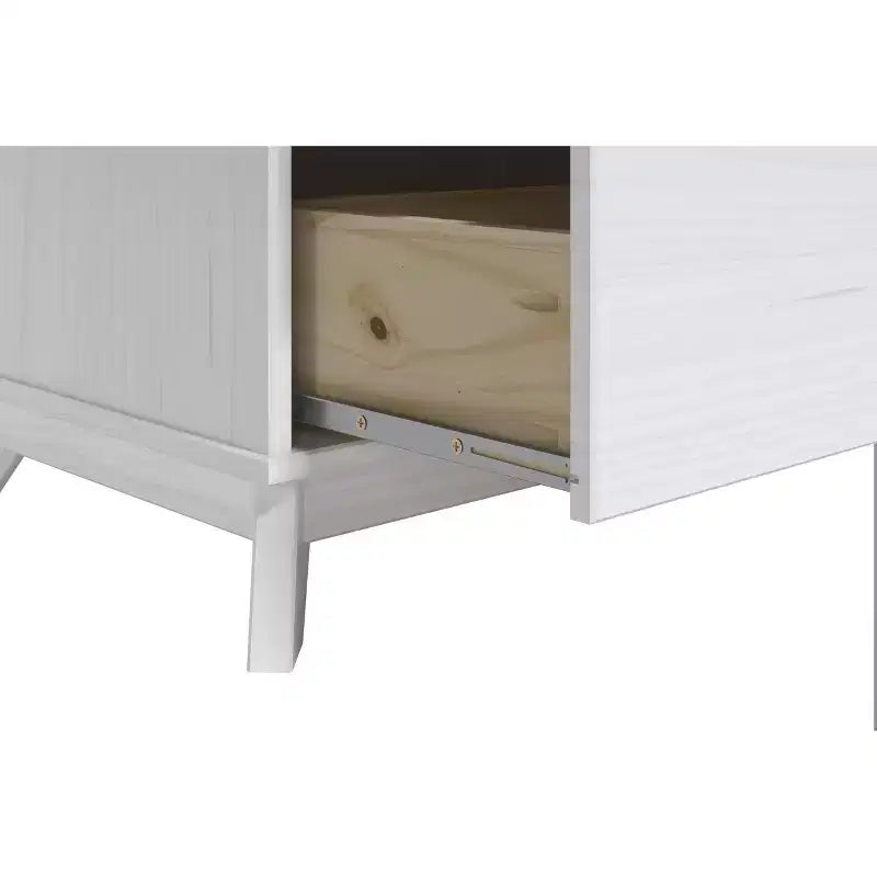 Cassettiera Pensy con 6 cassetti in legno massello stile moderno di metà secolo - Powell