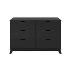 Cassettiera Pensy con 6 cassetti in legno massello stile moderno di metà secolo - Powell