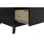 Cassettiera Pensy con 6 cassetti in legno massello stile moderno di metà secolo - Powell