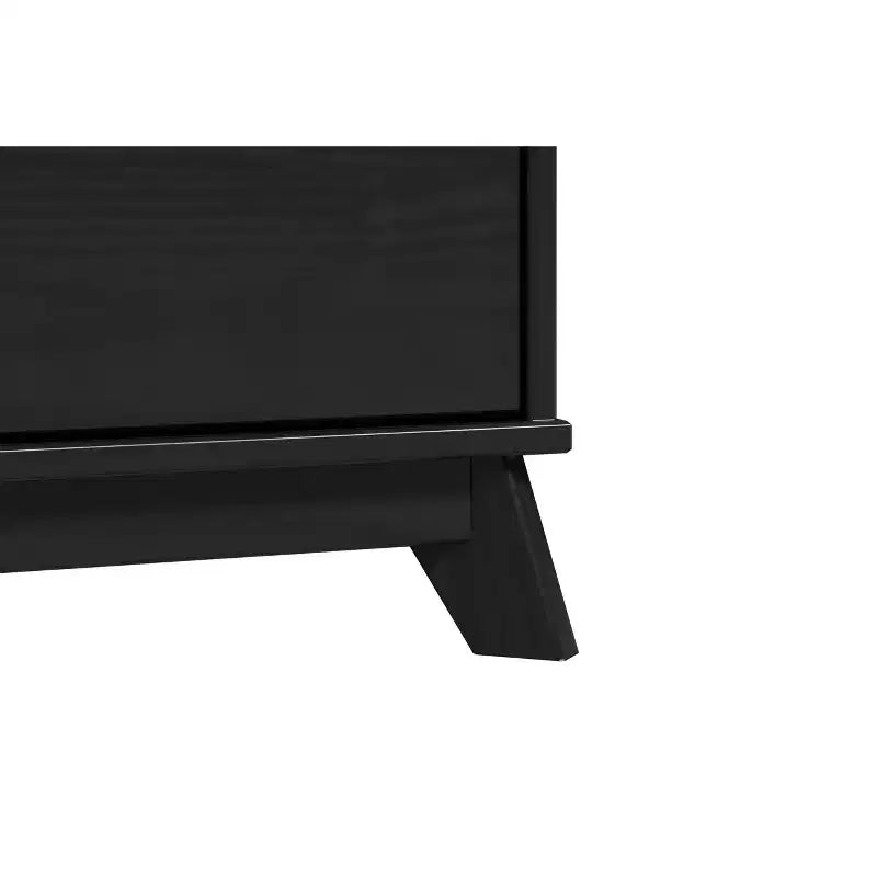 Cassettiera Pensy con 6 cassetti in legno massello stile moderno di metà secolo - Powell