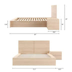 Set camera da letto 3 pezzi James Nexera Queen